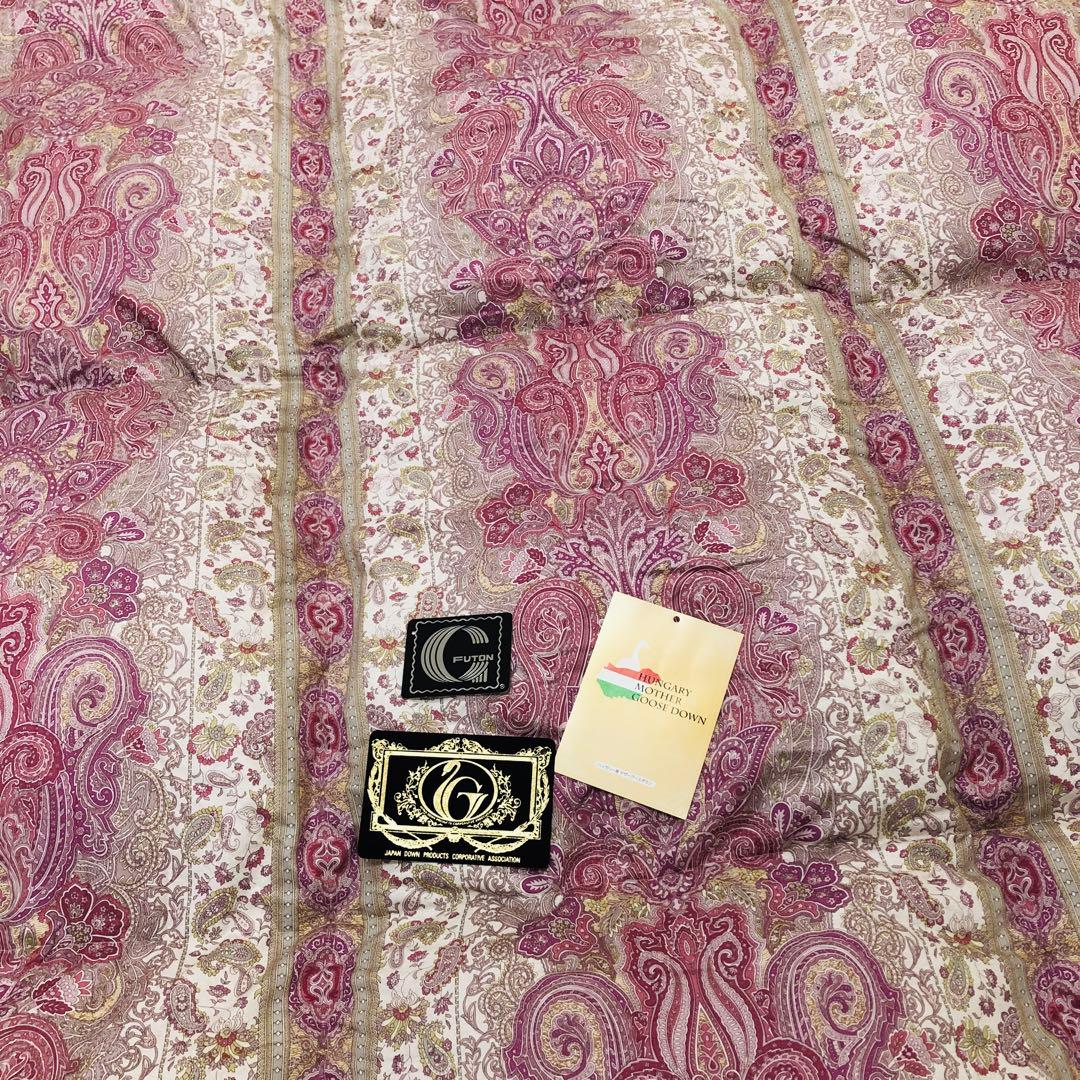 羽毛布団 ダブル ハンガリー産ホワイトマザーグース プレミアム sk6492Pi