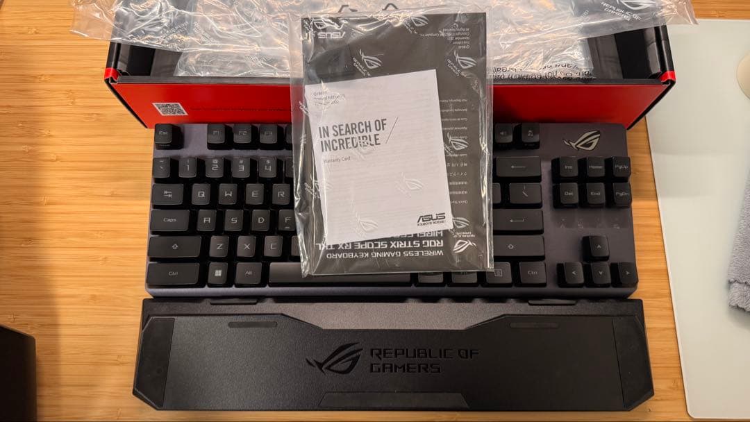 キーボード ROG STRIX SCOPE RX TKL WIRELESS DELUXE