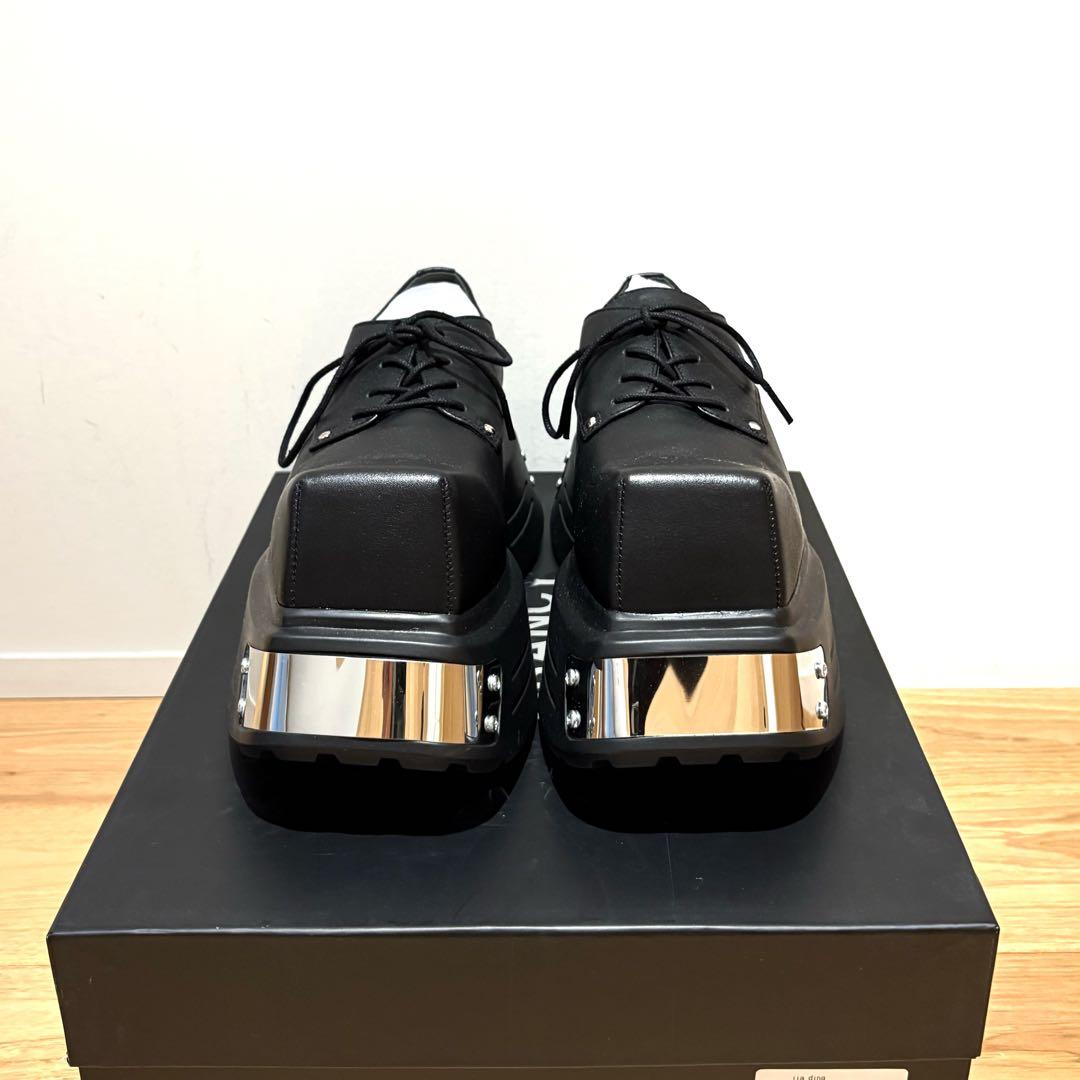 【GRANCY】 メタルプレートレザーシューズ 40