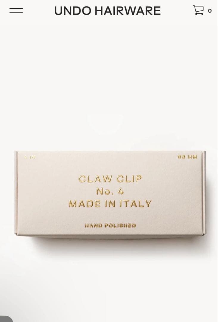 日本未入荷ブランド UNDO HAIRWARE ブルー　ヘア　クリップ