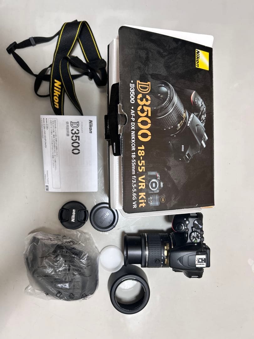 【これだけで完結】【美品】Nikon D3500 （85mmレンズ・MF18）