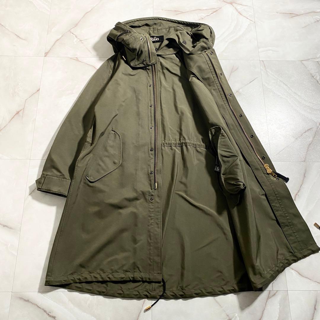 B15094 ザリラクス　UA別注　18aw ザモッズコート　カーキ　38