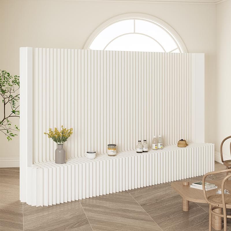 紙製パーテーション陳列展示台高さ1.5ｍ長さ3-4ｍ組立不要折りたたみ衝立仕切り