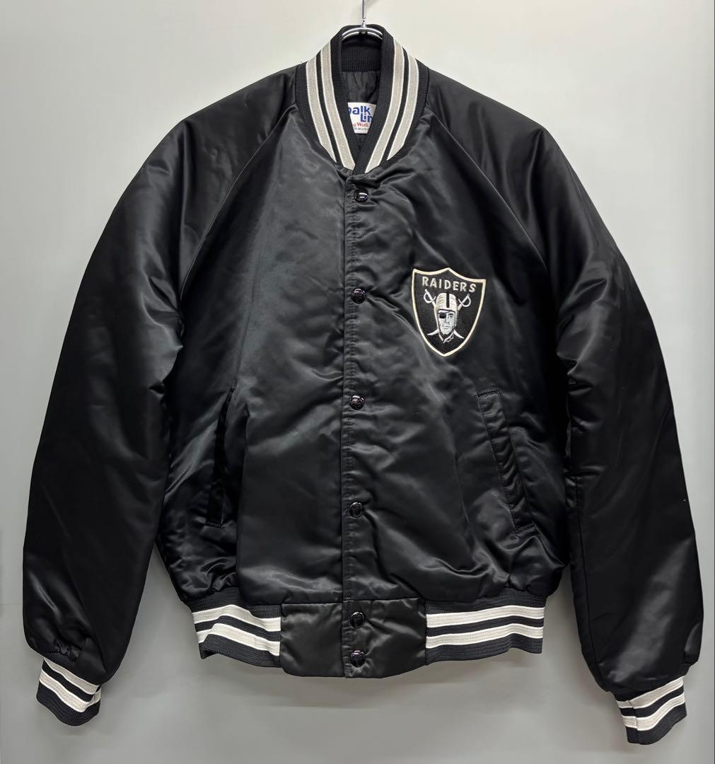 80's USA製 Chalk Line RAIDERS スタジャン
