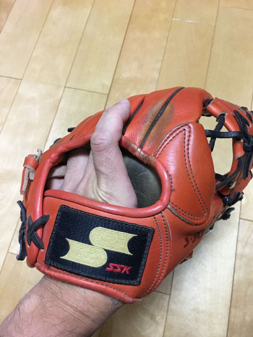 【4478186836】SSK Z-ONE 硬式グローブ オレンジ