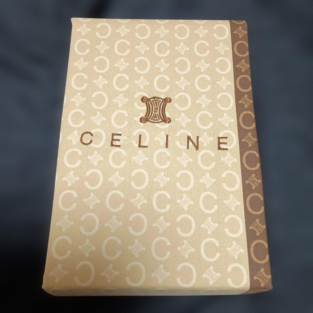 新品・未使用・箱付き★CELINE　セリーヌ★ロゴ入りフラットシーツ2枚セット