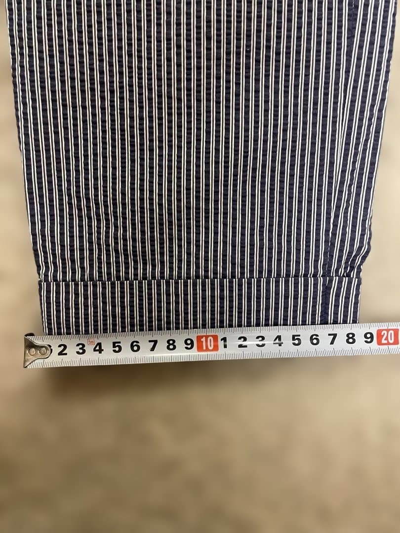 ラフアンドスウェル　rough&swellストライプ柄パンツ　L