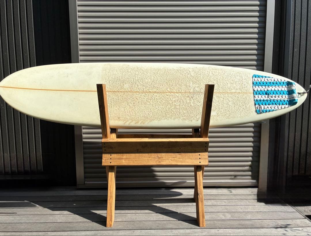 最終値下げ！開閉式！木製サーフボード用メンテナンススタンド　ボードスタンドラック