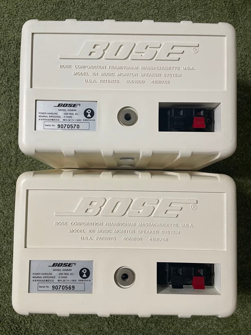 【希少良品】BOSE 101MMW シリアル連番鳥マーク品