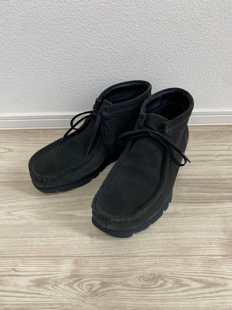 希少　美品　クラークス ビームス別注 ワラビーブーツ ネイビー 26.5