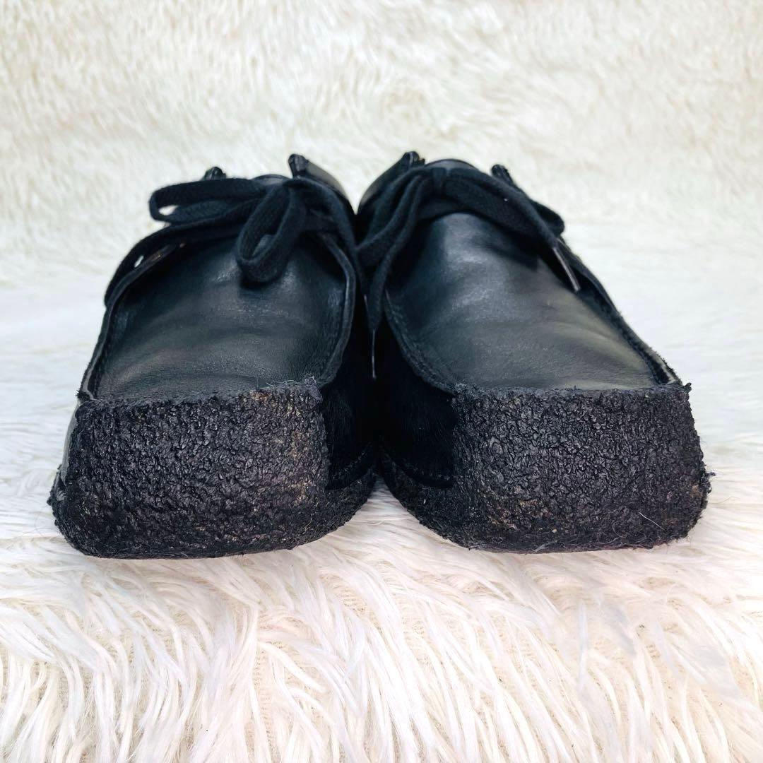 【極美品】Clarks 8.5クラークス ナタリー ブラック レザー 26.5