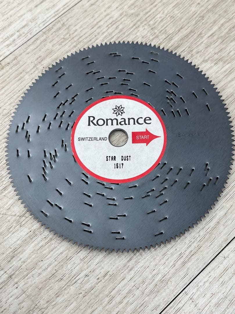 スイス リュージュ ディスクオルゴール Romance 象嵌 ディスク10枚