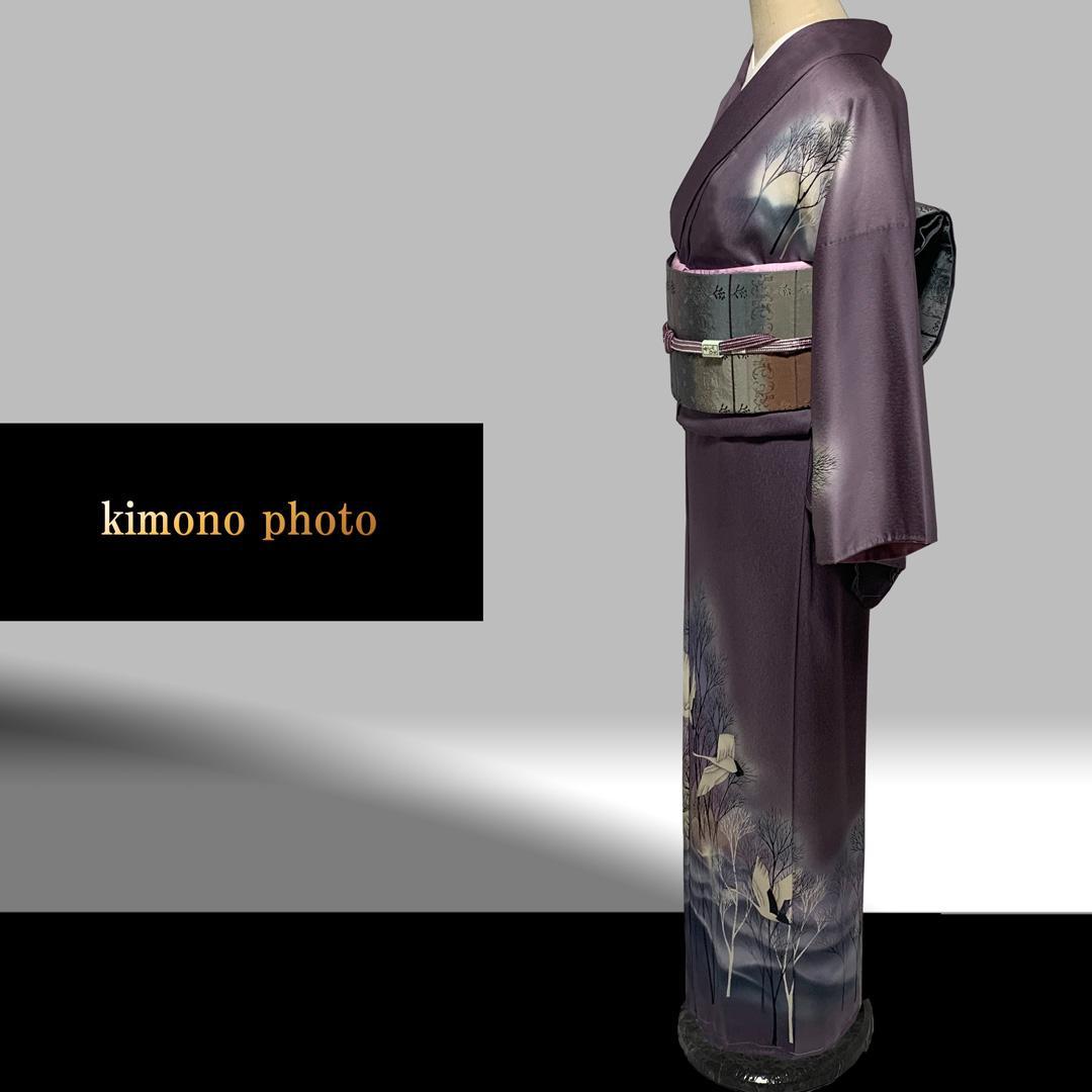 【新品、未使用】正絹【極上逸品】トールサイズ【手描き 友禅染】訪問着フルセット