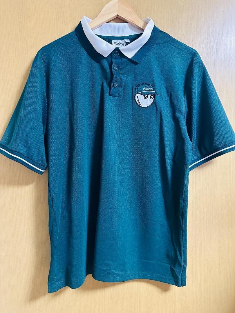 即日発送 マルボンゴルフ ポロシャツ malbon golf メンズシャツ 緑M