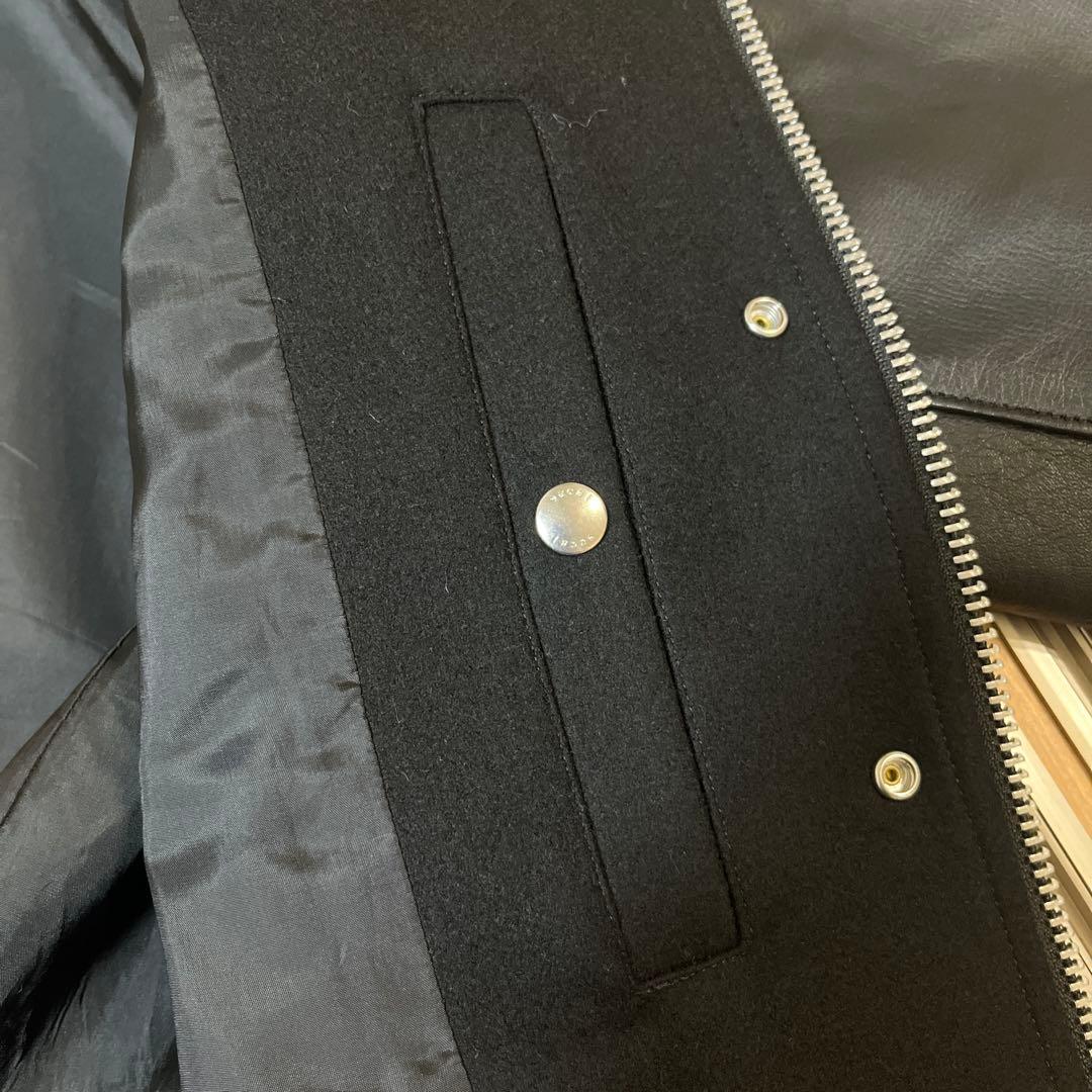 ジャケット・アウター sacai Gonz Wool Melton Leather Jacket 2