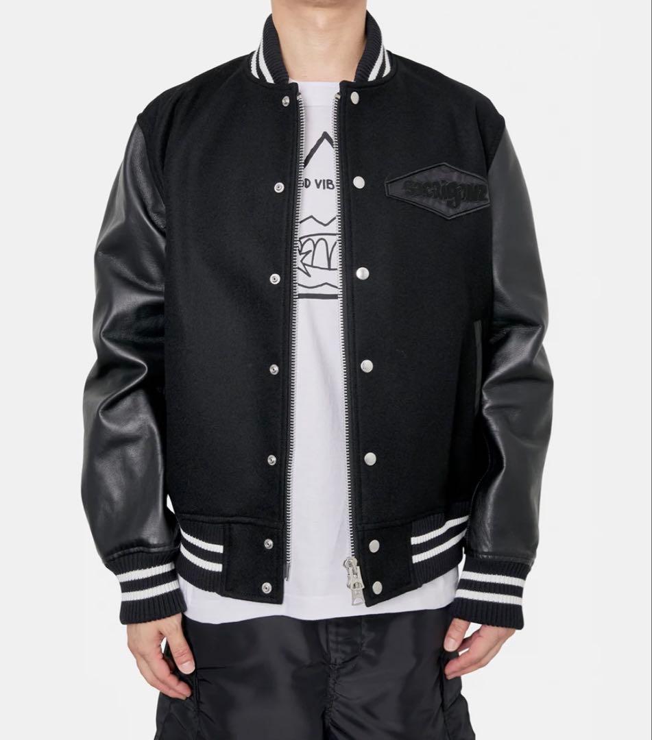 ジャケット・アウター sacai Gonz Wool Melton Leather Jacket 2