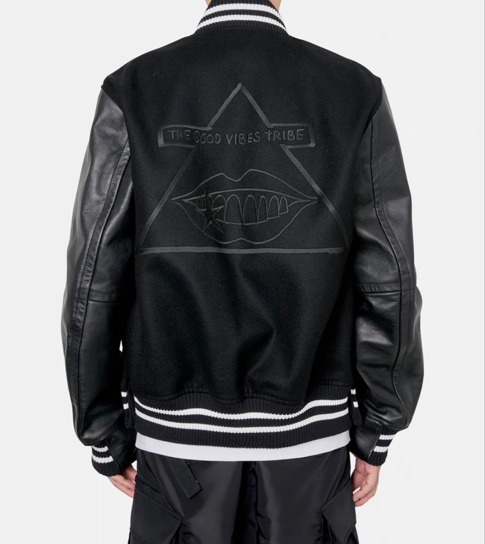 ジャケット・アウター sacai Gonz Wool Melton Leather Jacket 2