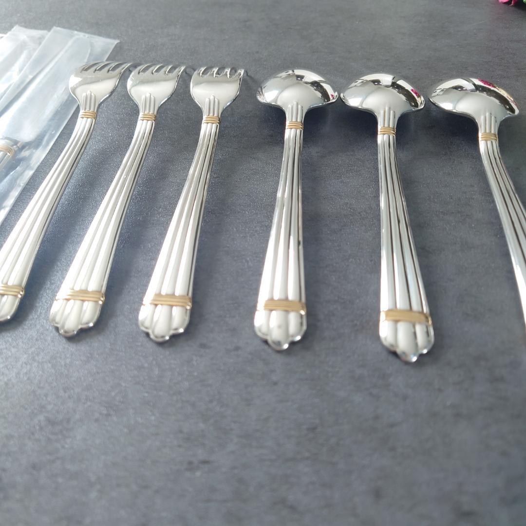 美品 クリストフル アリアゴールドリング デザートサイズ 未開封含む 9点