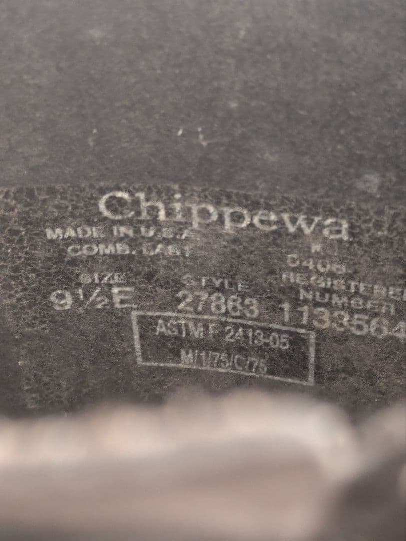 盆*栽様 Chippewa ブラック エンジニアブーツ　27863 サイズ　9