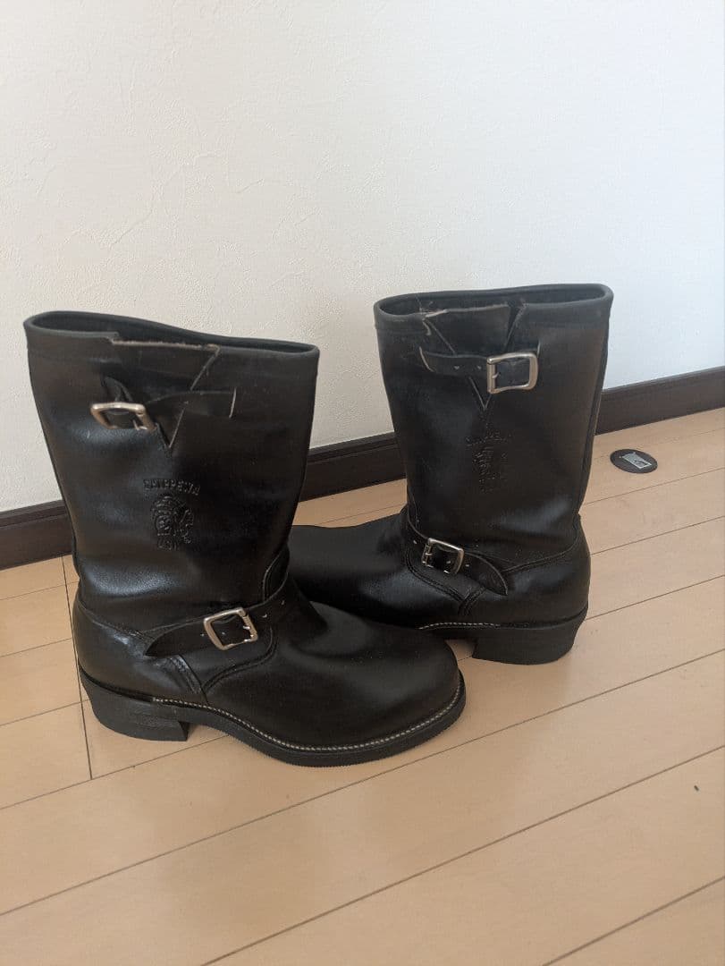 盆*栽様 Chippewa ブラック エンジニアブーツ　27863 サイズ　9