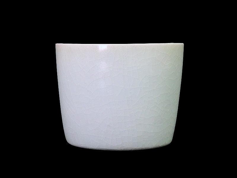 古伊万里　青磁　大振蕎麦猪口　江戸期　AS-fbvm