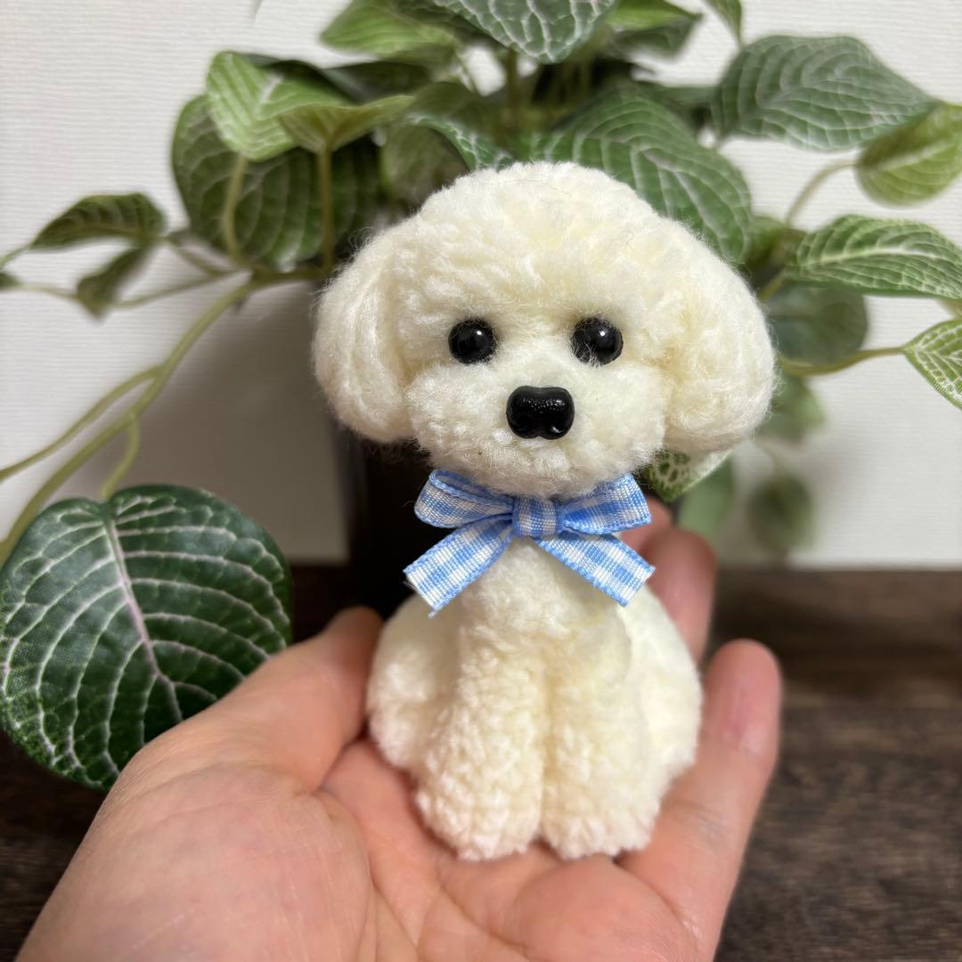 ★ちぃ　動物ぽんぽん　手のひらサイズのトイプードル