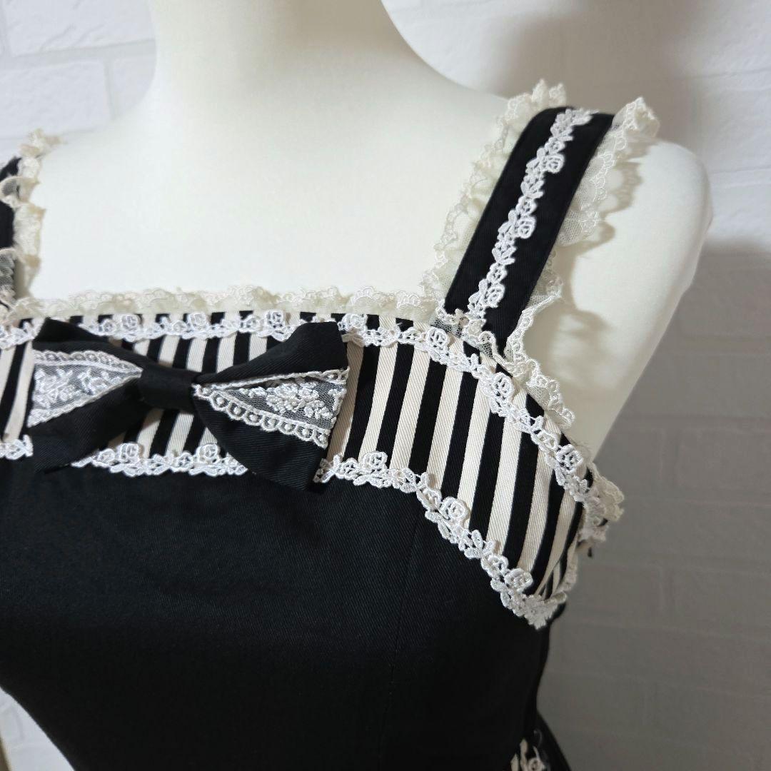 【InnocentWorld　イノセントワールド】 ワンピース　リボン　黒白