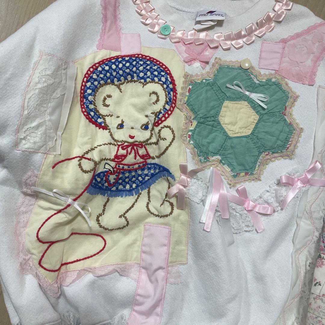 グニフニ♡くまちゃんのキルトカントリースウェット