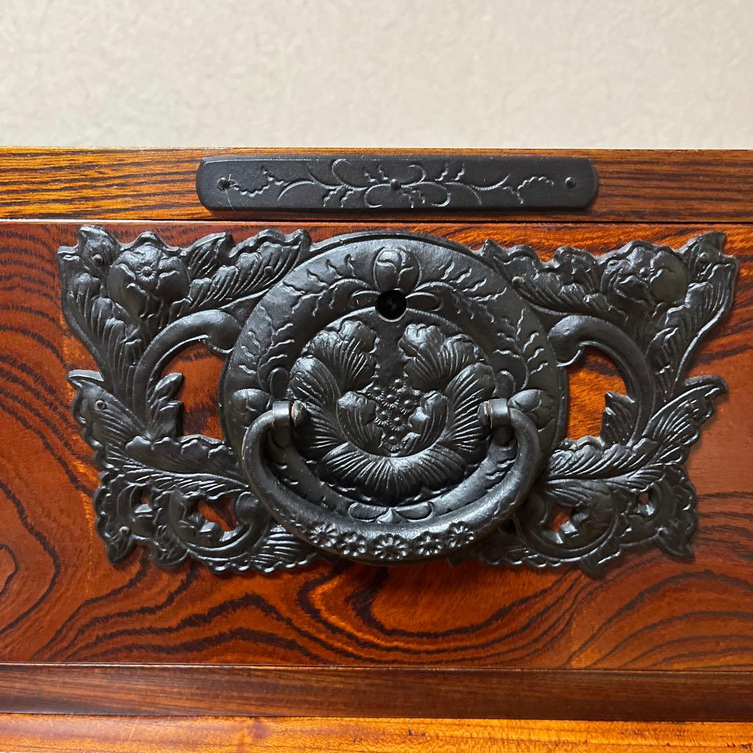岩屋堂整理箪笥 和風木製タンス 105cm x 45cm x 115cm