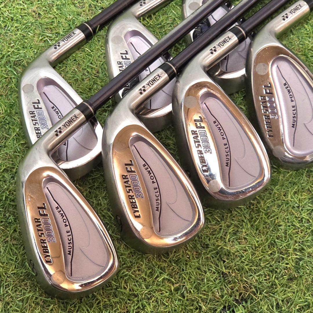 YONEX CYBER STAR 3000 FL レディース アイアンセット7本