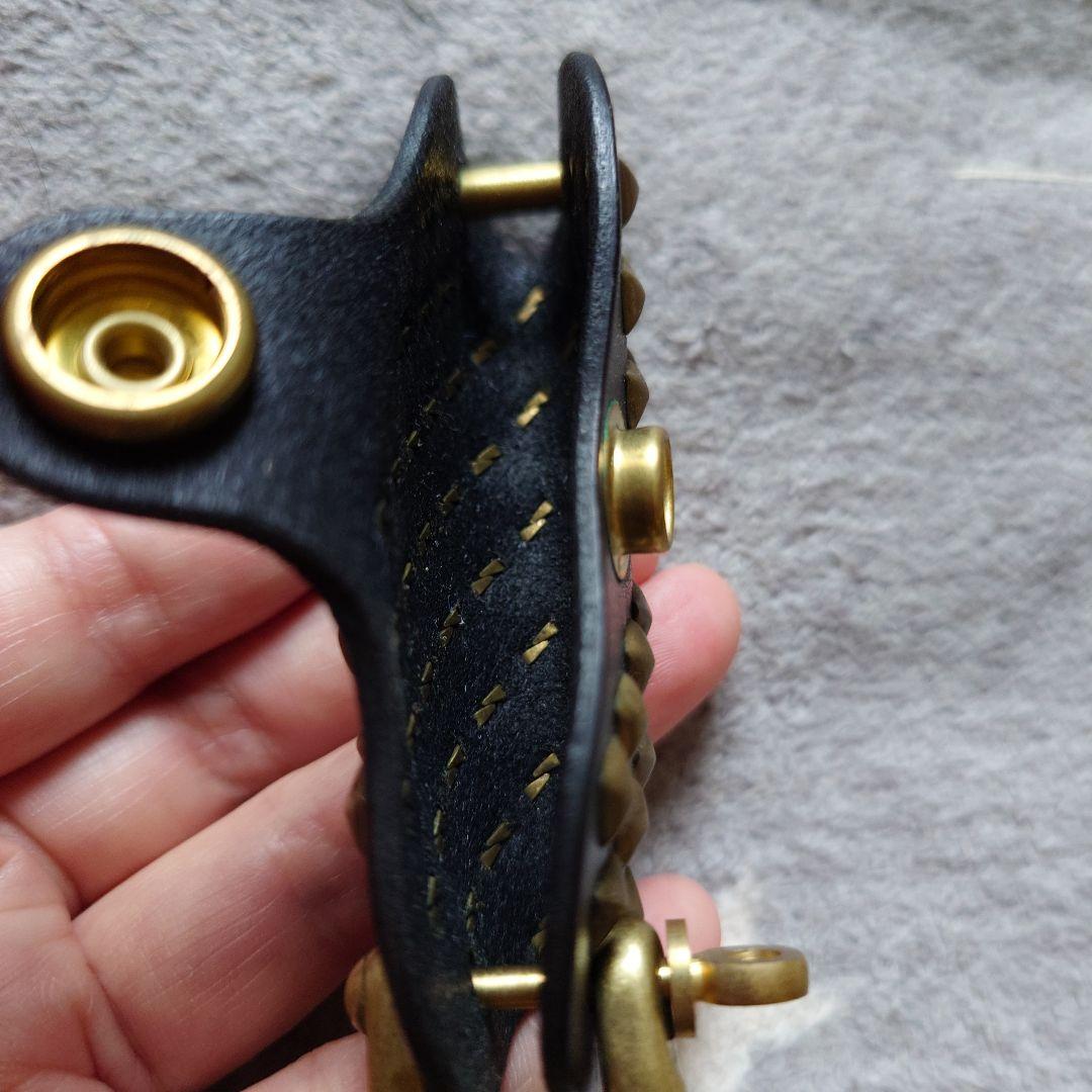 Caleeキャリー　レザースタッズキーケース