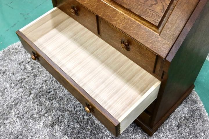 GMFH194○えぞ民芸家具 / 蝦夷民芸家具 クレア ライティングビューロー