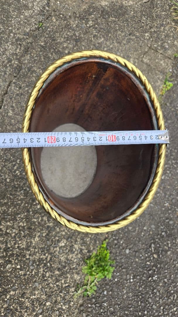 銅　ブロンズ　　傘立て　ヴィンテージ