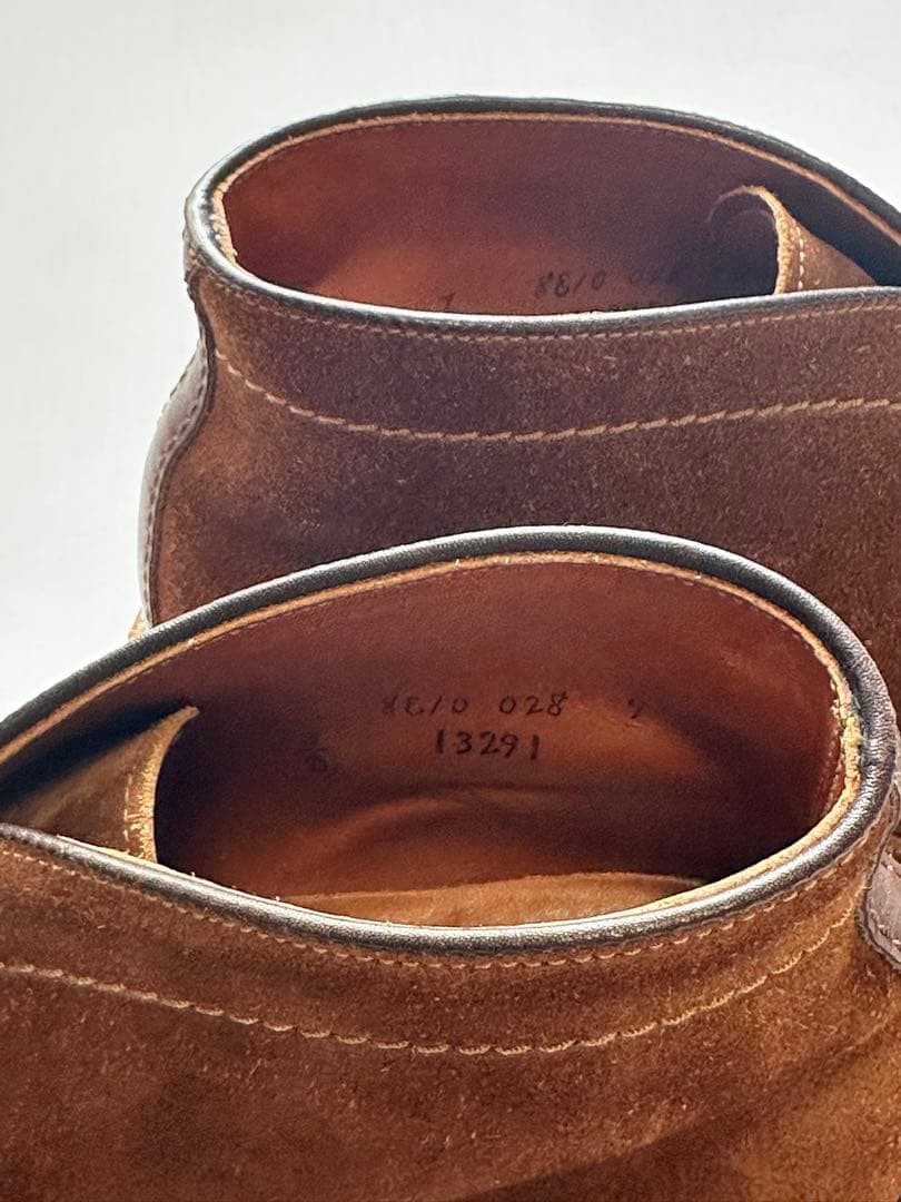 【美品良靴】ALDEN SUEDE CHUKKA BOOTS7D 13291
