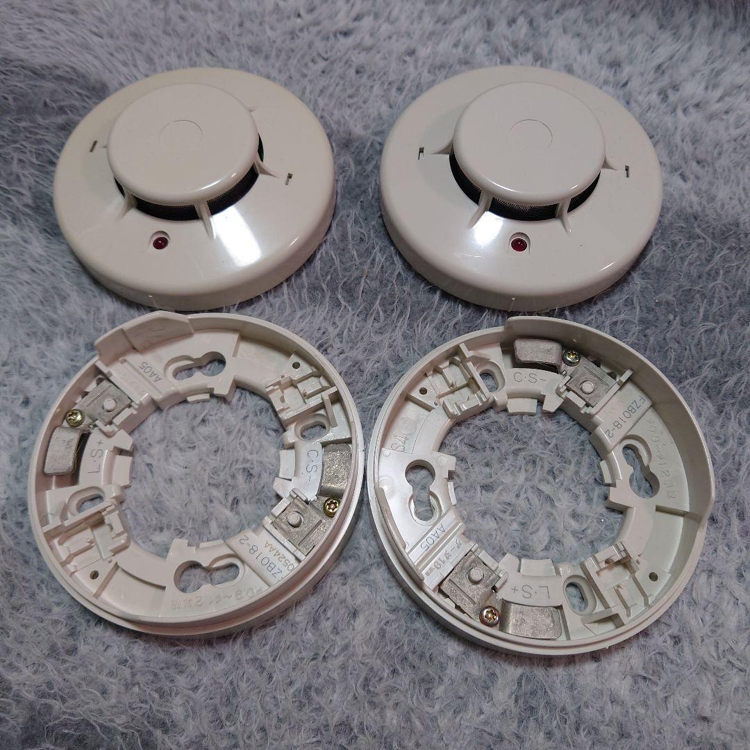 能美防災　煙感知器　ベース　4個セット　ノーミ