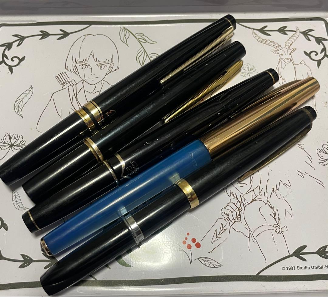 万年筆 18K 21K 14K 金ペン先　筆記未確認｜現状品