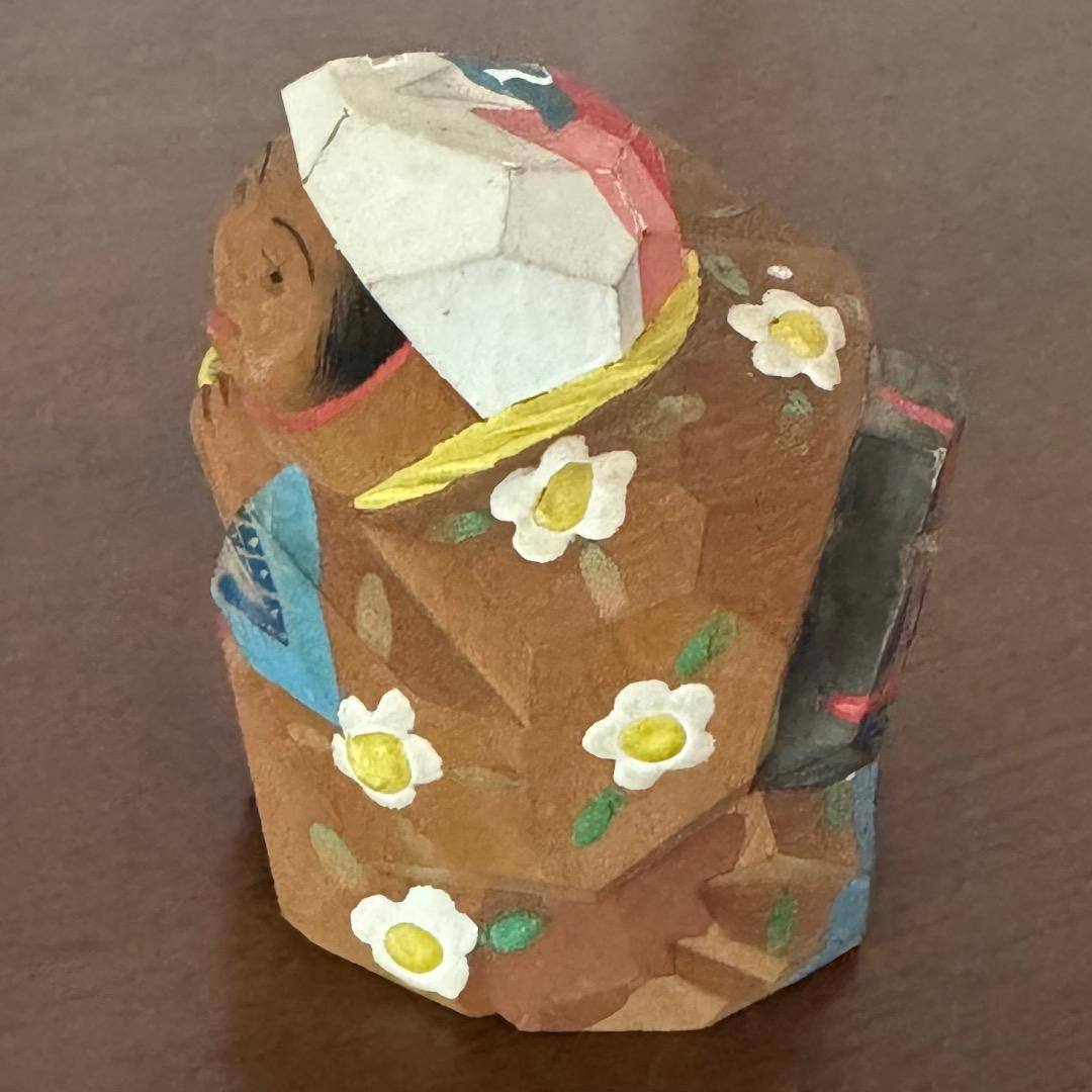 茶の木 宇治人形（桂楽峯 作）