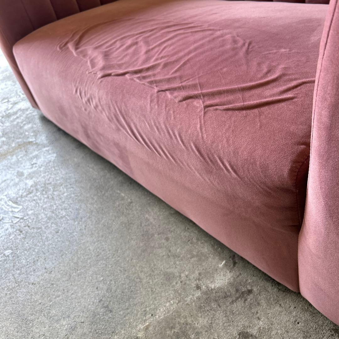 Francfrancシュエット ソファ 2S ピンク