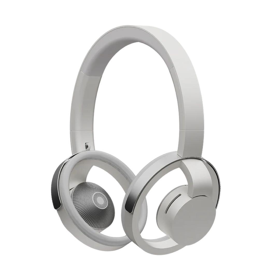 【新品未使用未開封】nwn ONE ライトグレー　オーバヘッド　耳スピーカー