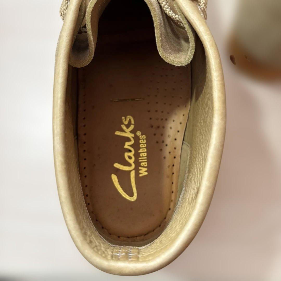 [美品]Clarks ワラビー　ブース　ベージュ　29cm（UK11)