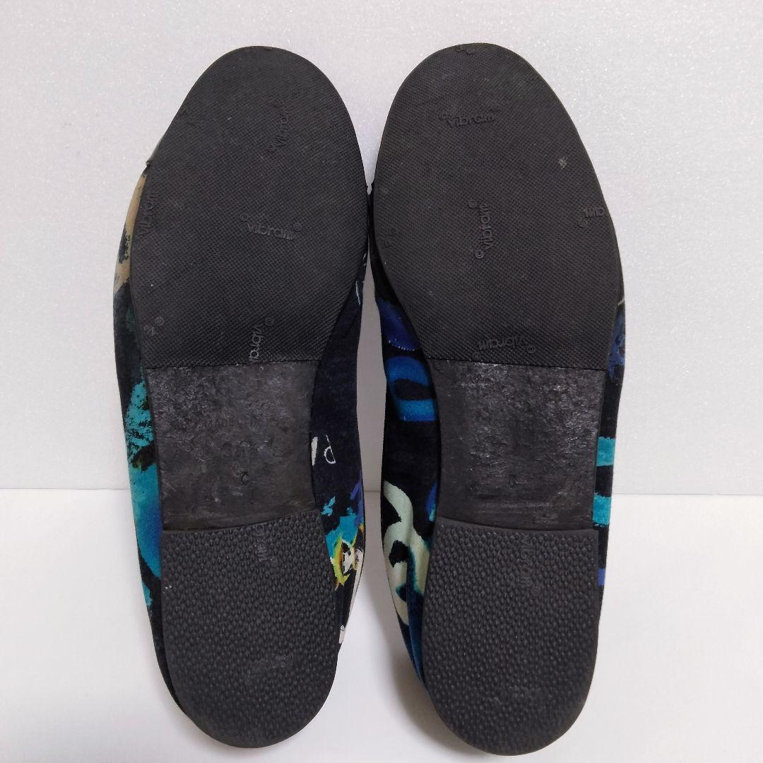 【CHANEL】シャネル フラットシューズ 総柄 ココマーク 34 1/2