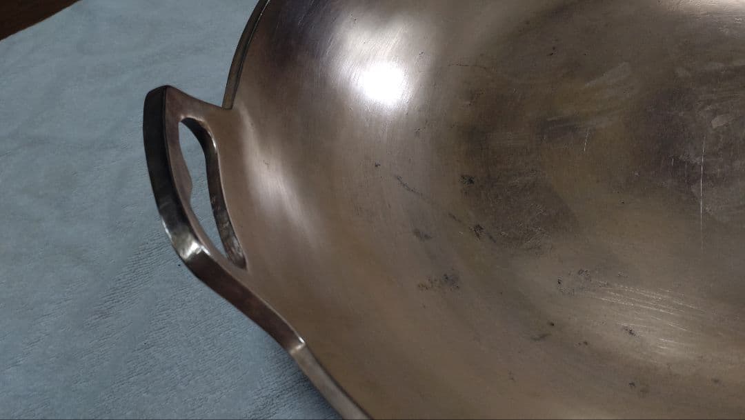 砲金製　天ぷら鍋　39cm　銅鍋