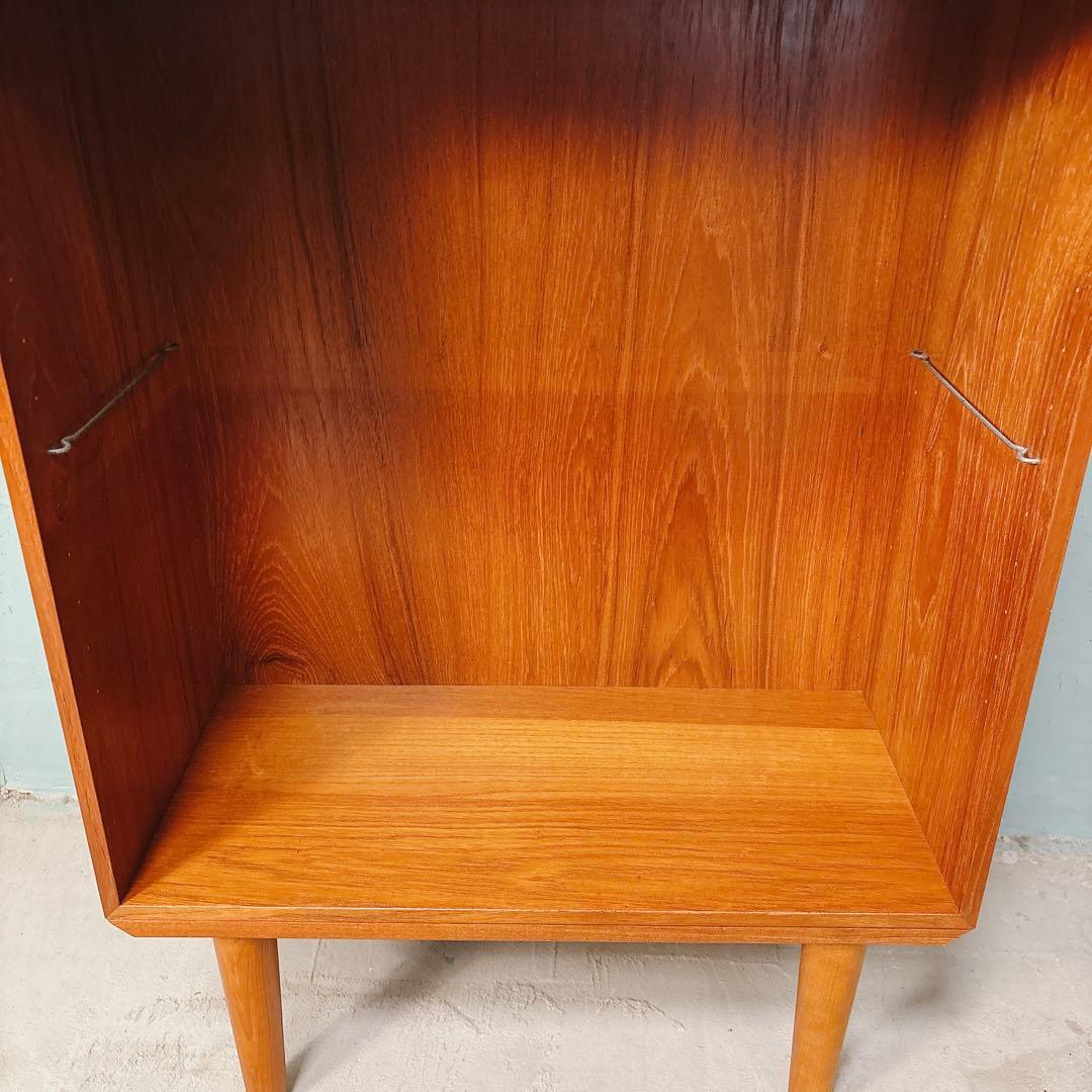 デンマーク　チーク材　ブックシェルフ　北欧家具　北欧ビンテージ