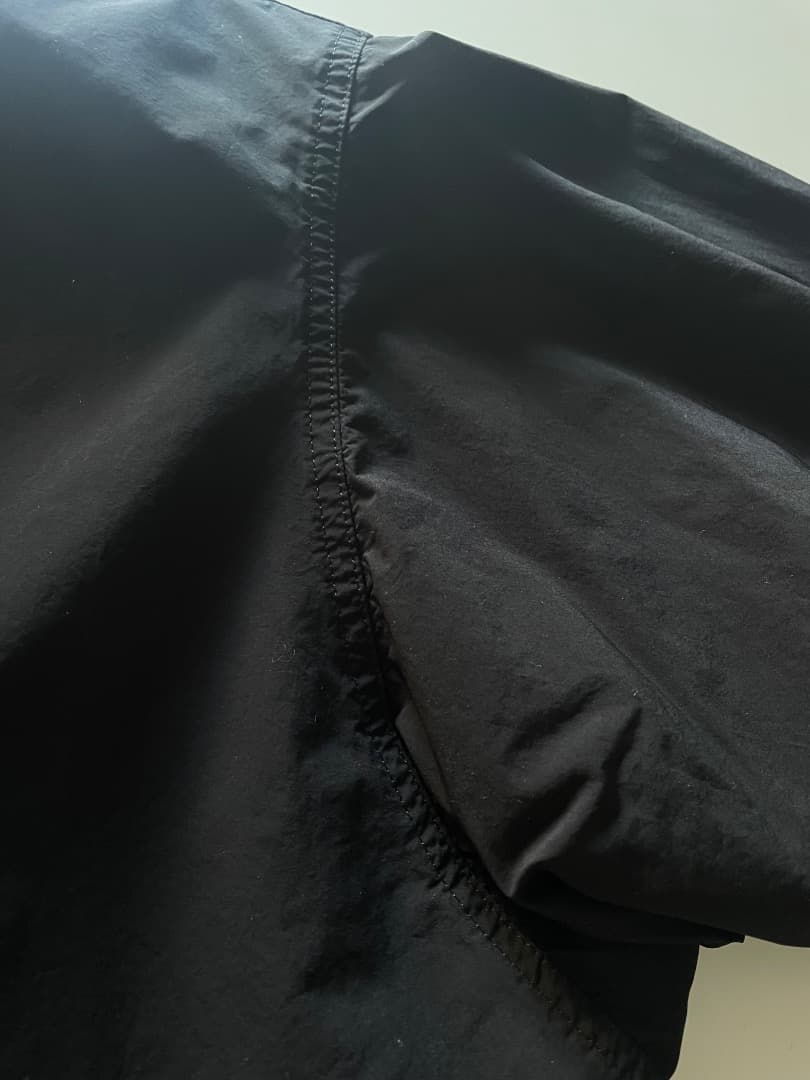 【美品】エイトン エアーウェザーショートモッズコートメンズ 黒