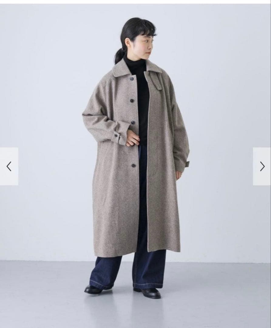 L新品タグ付　かぐれ　ユニセックス　Wool bal coat アーバンリサーチ