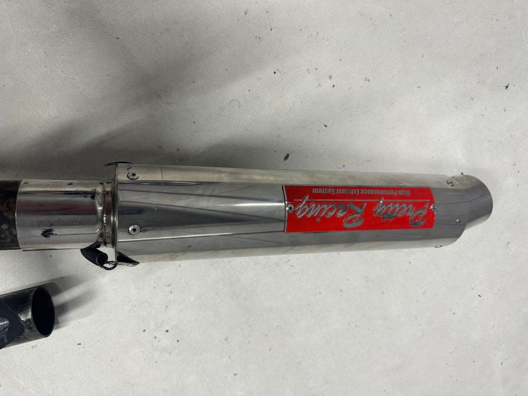 CBX400f プリティレーシング　極　黒鉄　42.7π マフラー