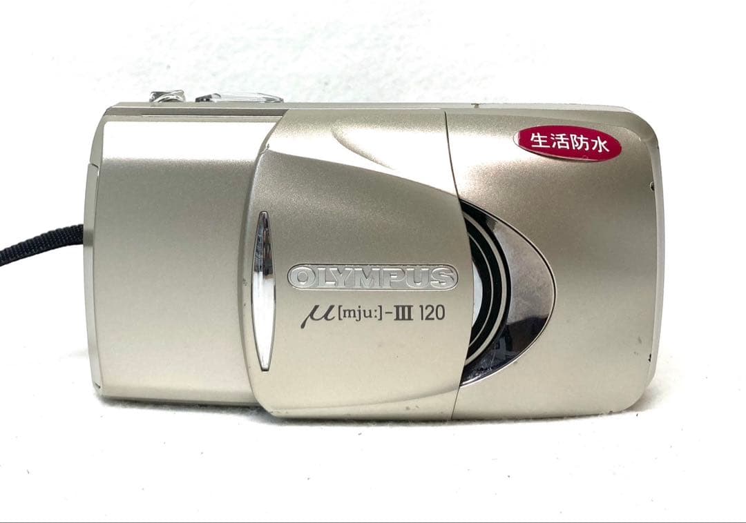 【完動品 美品】OLYMPUS μ【mju:】-Ⅲ 120 動作確認済