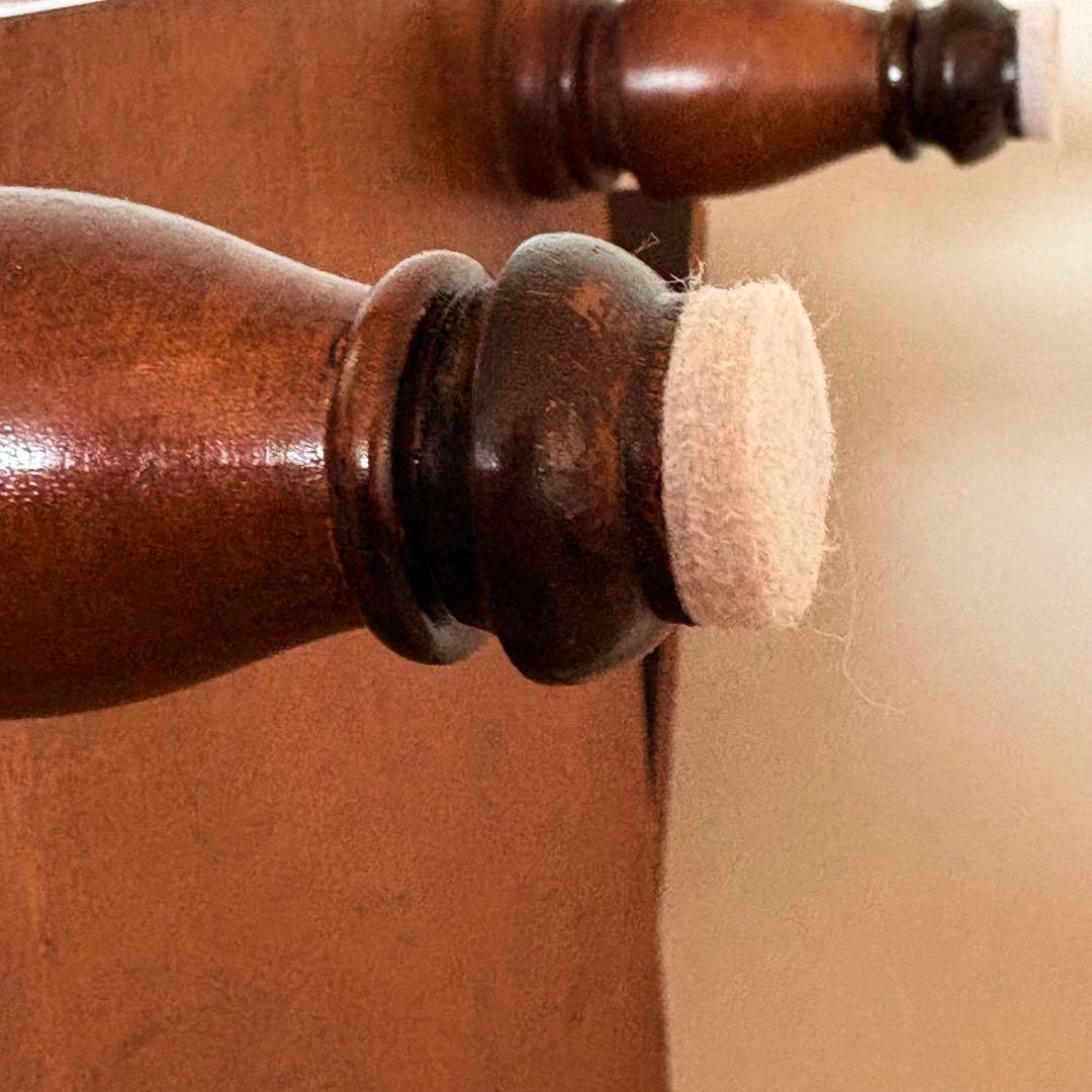 【 送料込み 】国産 ビンテージ 木製 ナイトテーブル 収納棚 引き出し付