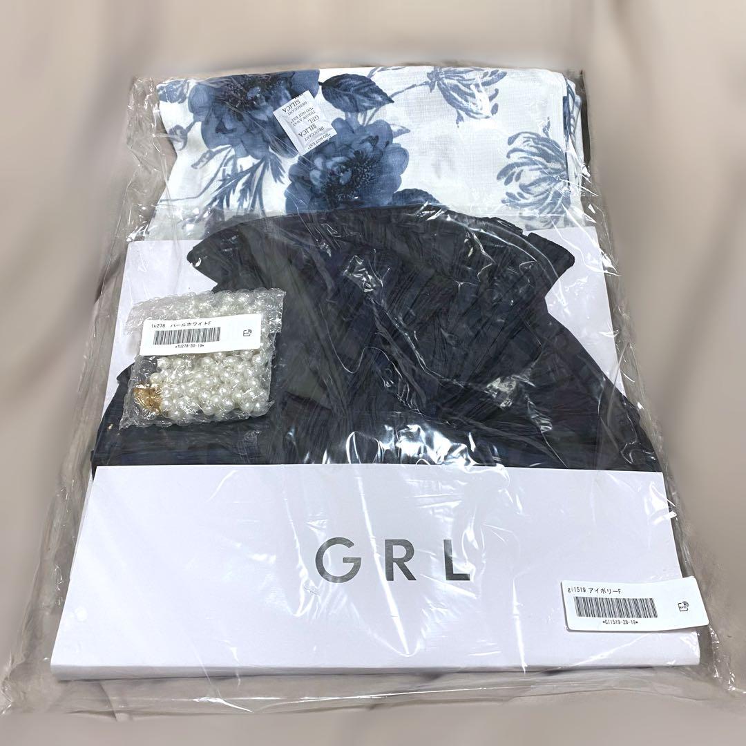 【匿名配送】 GRL 浴衣 パールベルト セット