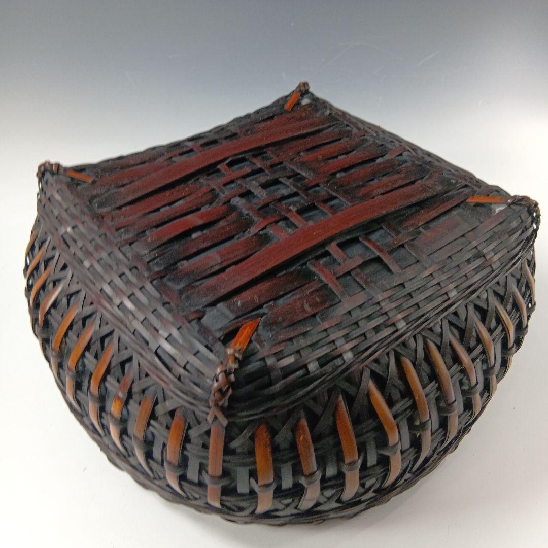 値下げ茶道具　竹製　炭籠　2個おまとめ
